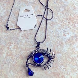 Eye/Tear Drop Necklace